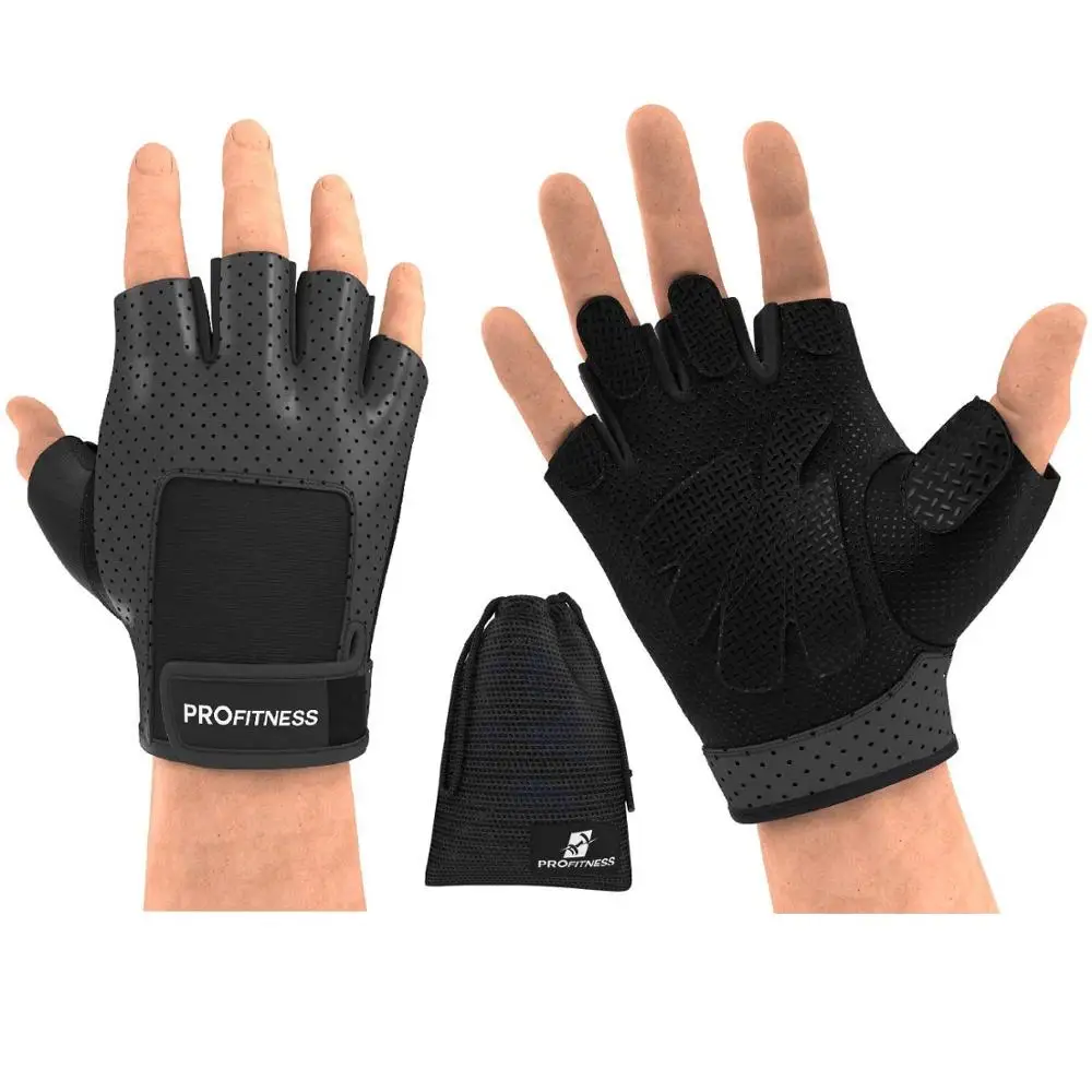 Пользовательские перчатки для тяжелой атлетики, тренажерного зала, без пальцев, прочный дизайн с подкладкой для тяжелой атлетики, тренировок, фитнеса