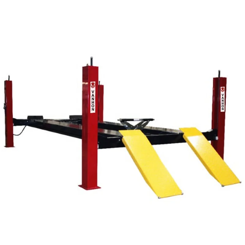 High quality 3000-4000 Kg capacity wheel alignment four post car parking lift