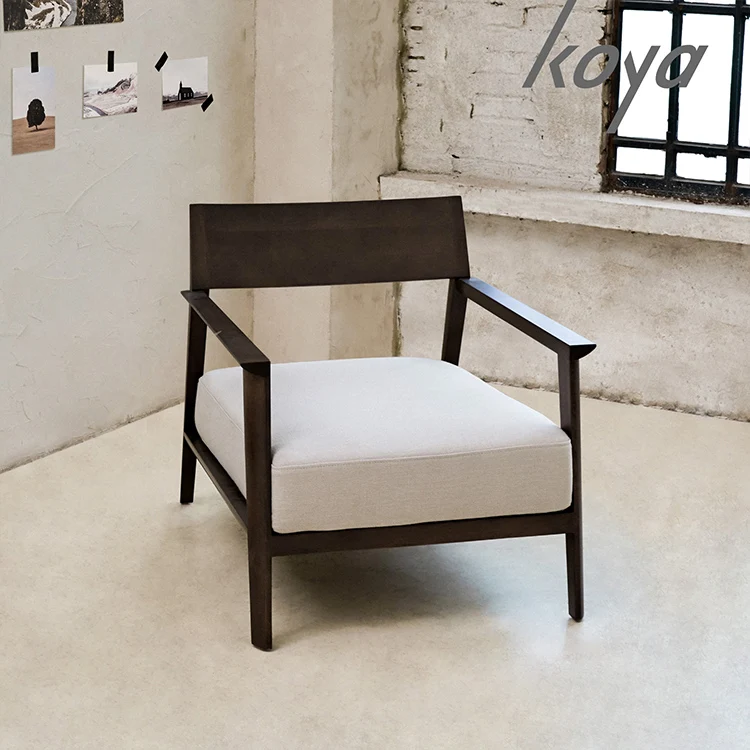 Современный Роскошный дизайнерский Одноместный стул для отдыха из ткани с деревянной рамой для дома и гостиной