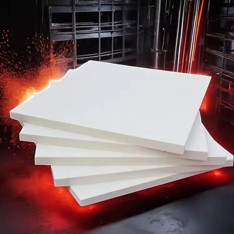 Compact fiber refractory ceramic fiber board zirconia type 1430c heat resistant aluminum silicate board