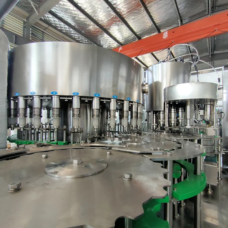 8000BHP Automatic PET Bottle Drink Bottling Plant Soda Filling And Capping Machine