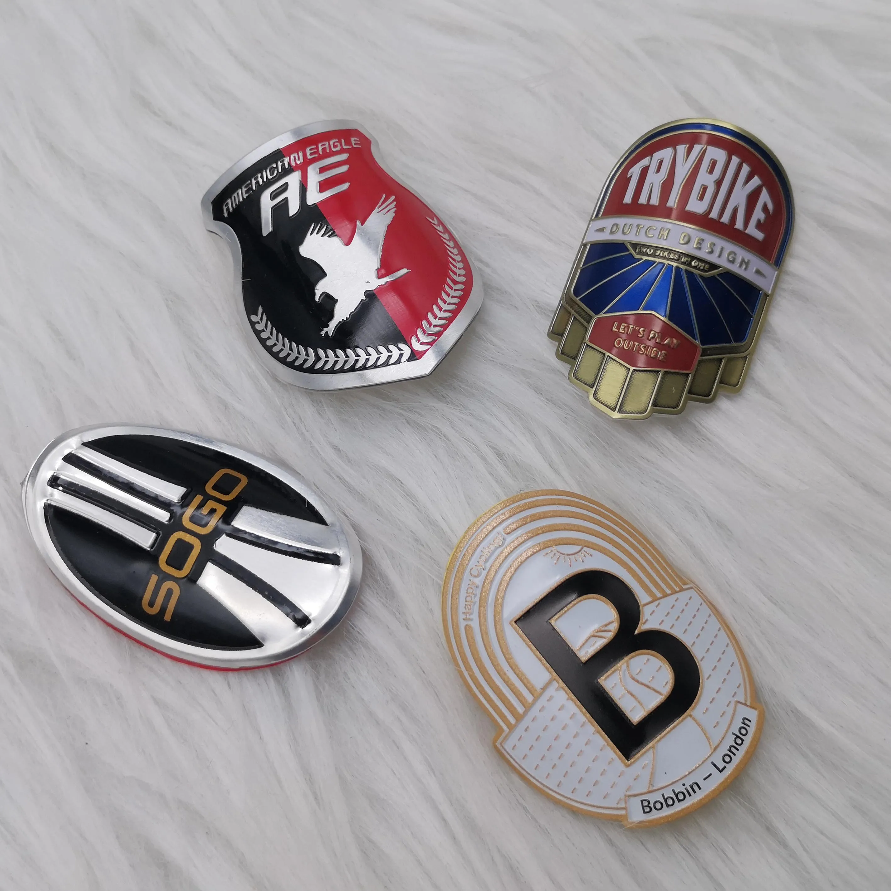 personalized customization new design mountain metal bike emblems badge for bicycle brand badge bike sticker