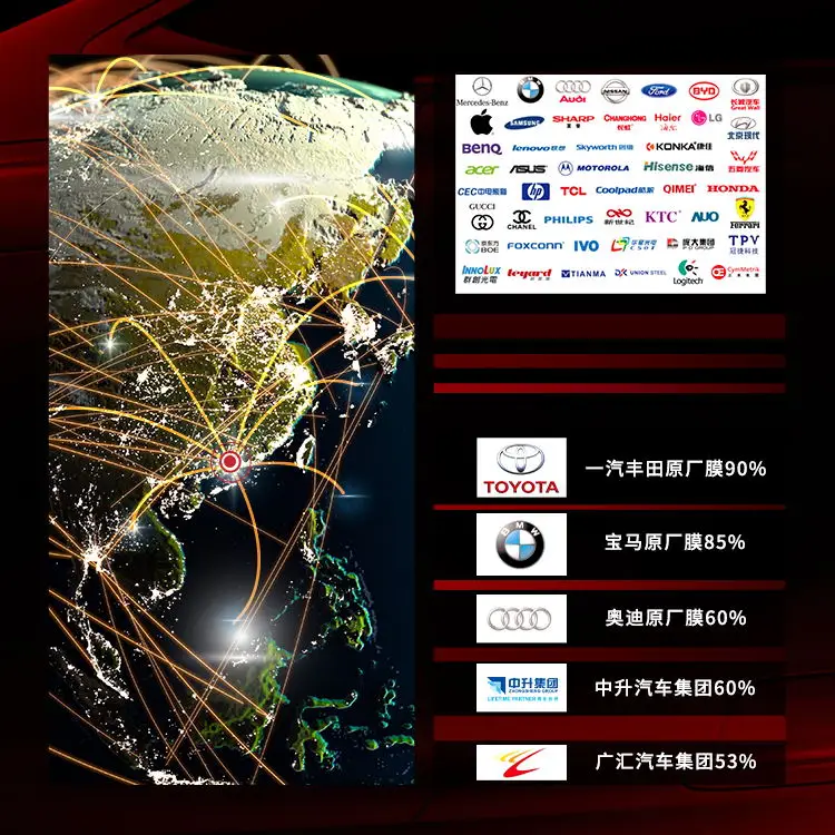 LIDA G20 High Stretchable Ppf No Yellowing America Ashland Glue Material Anti Scratch Coating Car Paint Protection Film Wrap