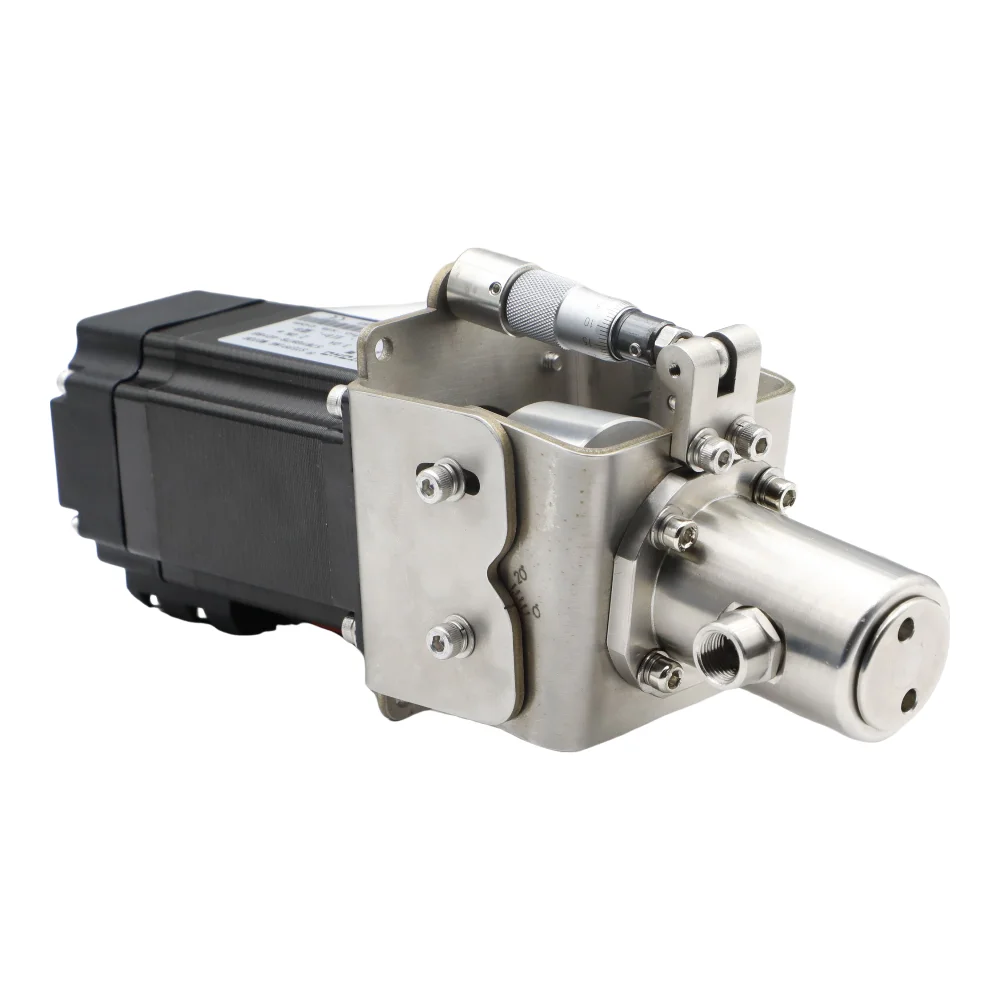 Micro addition quantitative filling valveless plunger pump adjustable dosing ceramic liquid injection metering pump