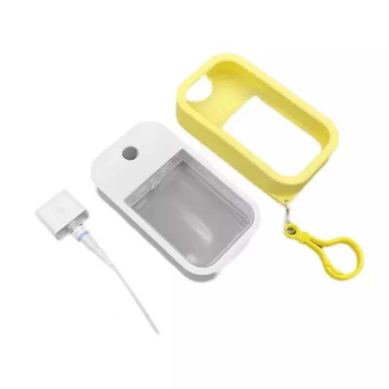 Pocket Card Type Square Hand Sanitizer Flat Credit Card Shape Keychain Perfume Spray Plastic Bottle