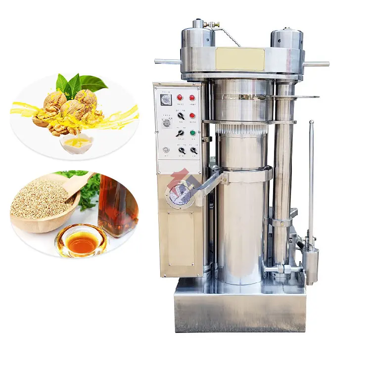 Commercial walnut hydraulic cold press oil making machine