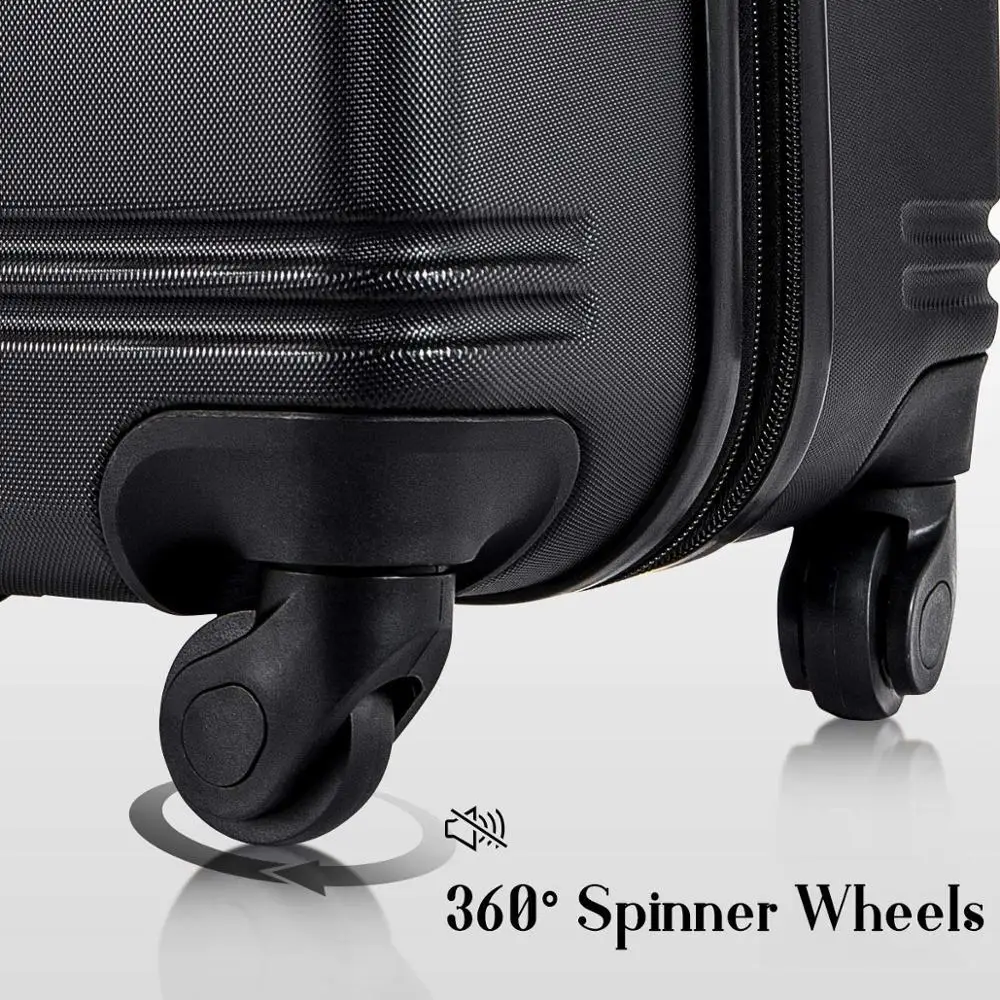 Luggage Set 3 Piece Set Spinner Luggage Expandable Travel Business Suitcase Set 20 24 28 Inch