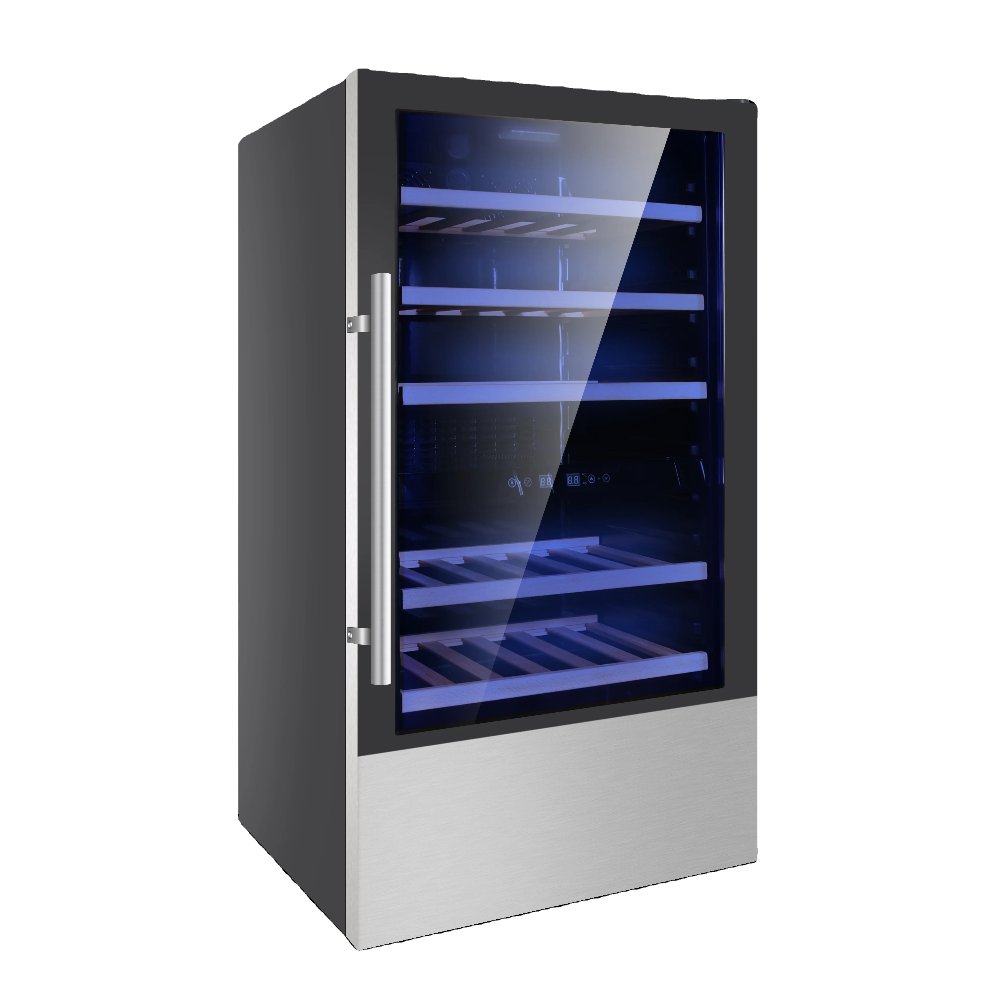 Independent temperature control cooler Single zone wine cellar wine refriger Built-in home  wine refrigerator