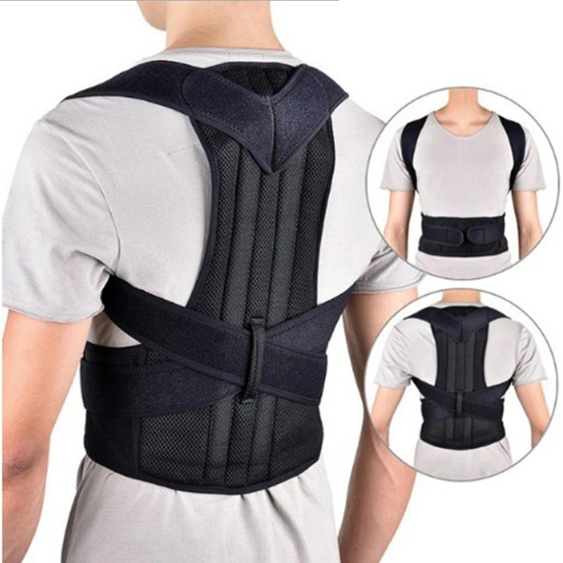 Adjustable Fashion Back Support Posture Corrector Shoulder Spine Support Lumbar Posture Orthopedic Belts