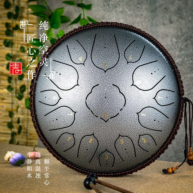 Лучшая цена Lotus Стиль Handpan ручной вращающийся красивый тон барабан ручной барабанный насос