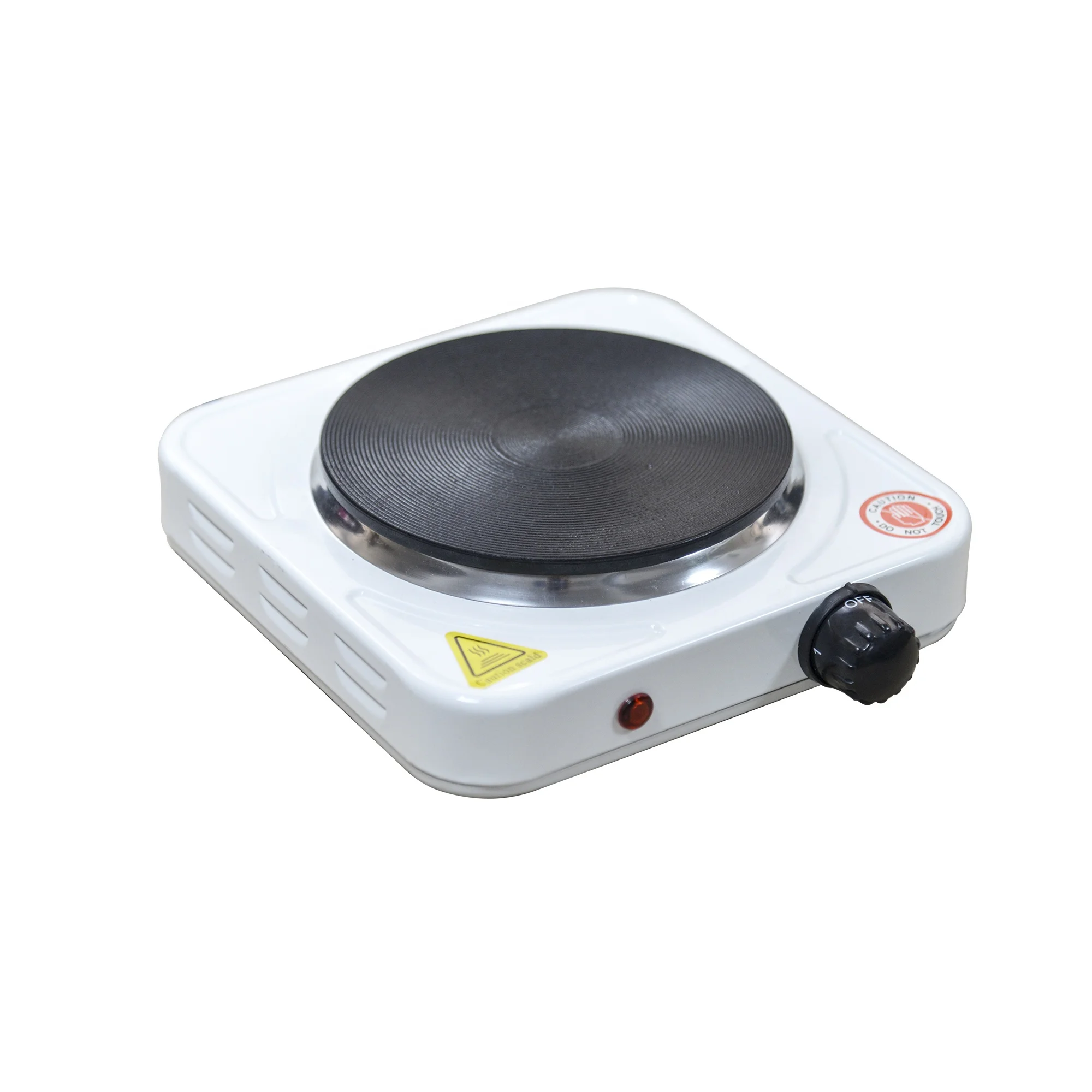 Hot selling safety electric cooking burner solid electric stove single hot rolled plate