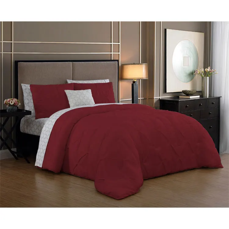  Printed best selling microfiber luxury bedding quilt set