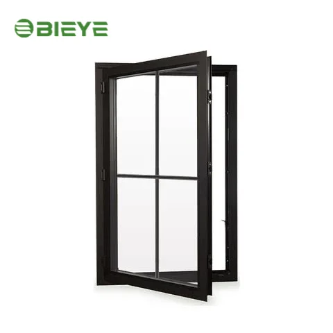 Exterior customized aluminum windows and doors grey color aluminum window