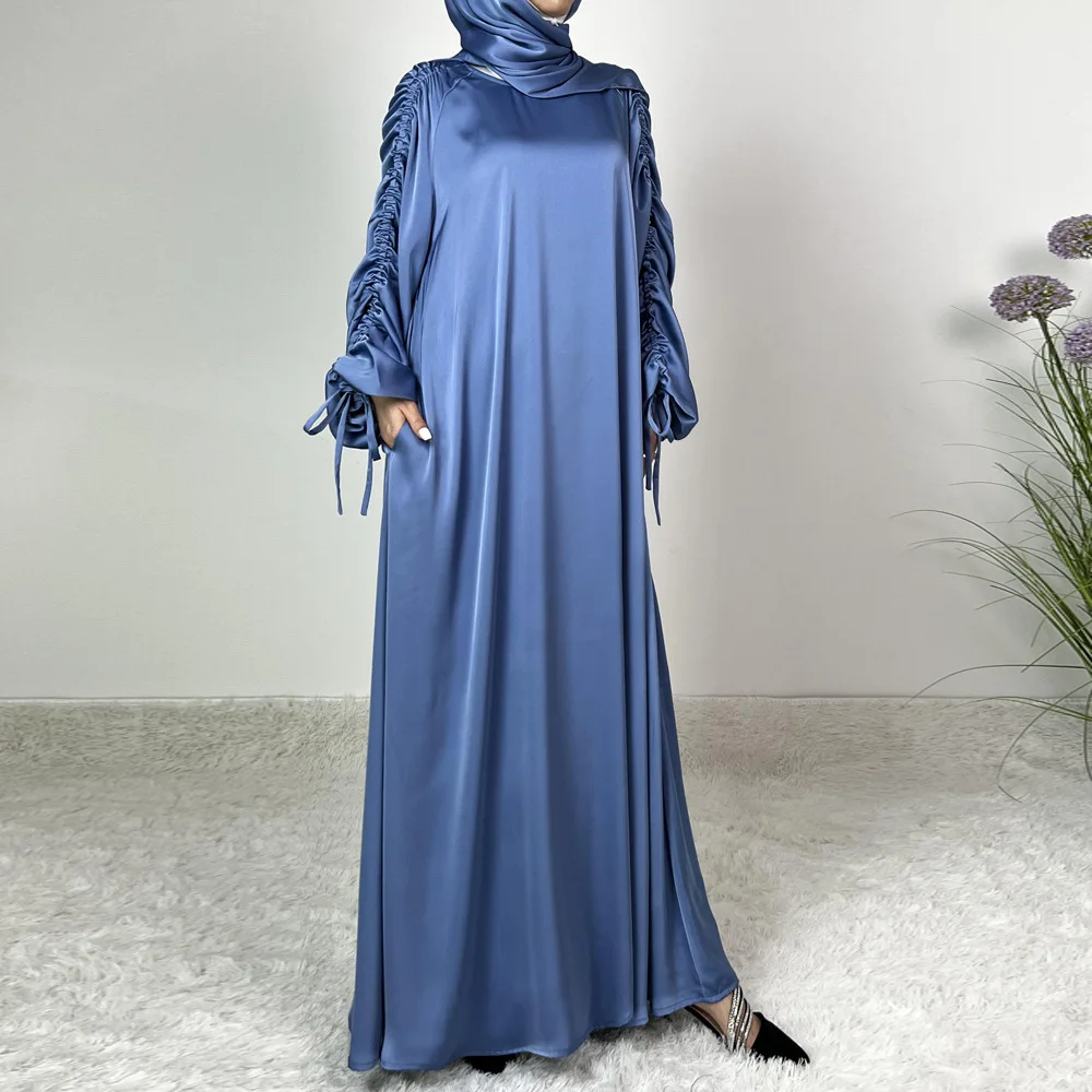 2024 Latest Designs islamic clothing long sleeve maxi dubai abaya women muslim dress