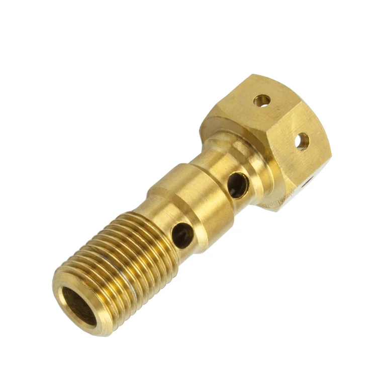 Motorcycle stainless steel titanium brake single double banjo bolt