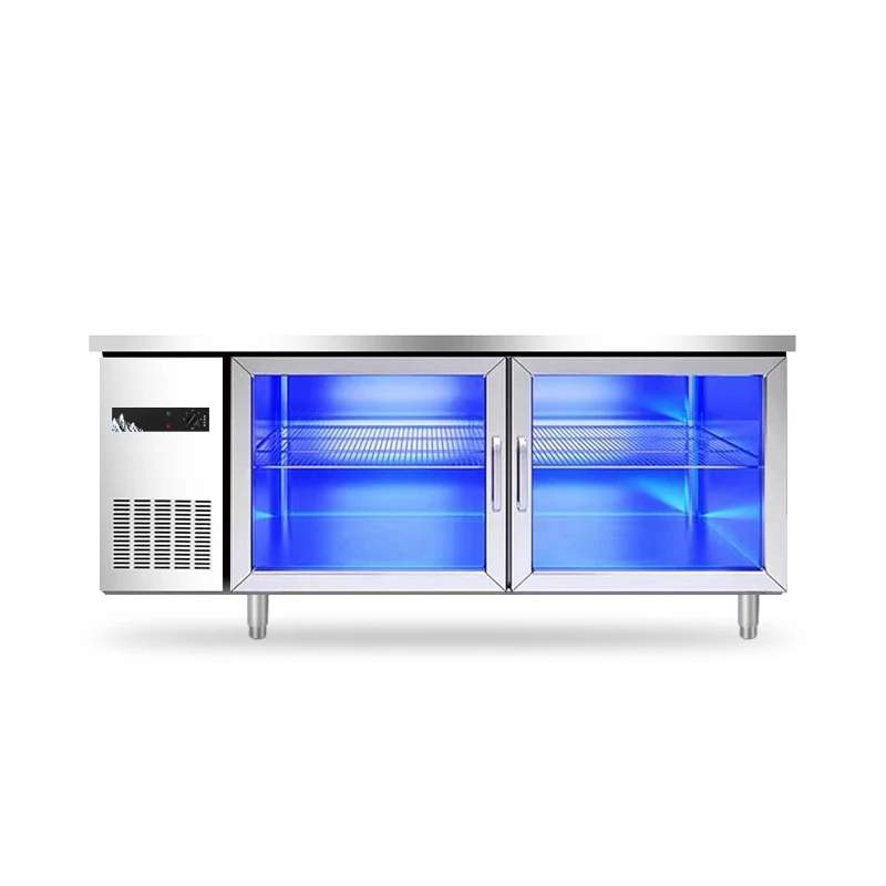 Горячая Распродажа, коммерческая кухонная верстака, счетчики, верхняя Коммерческая Морозильная камера, холодильник, холодильник