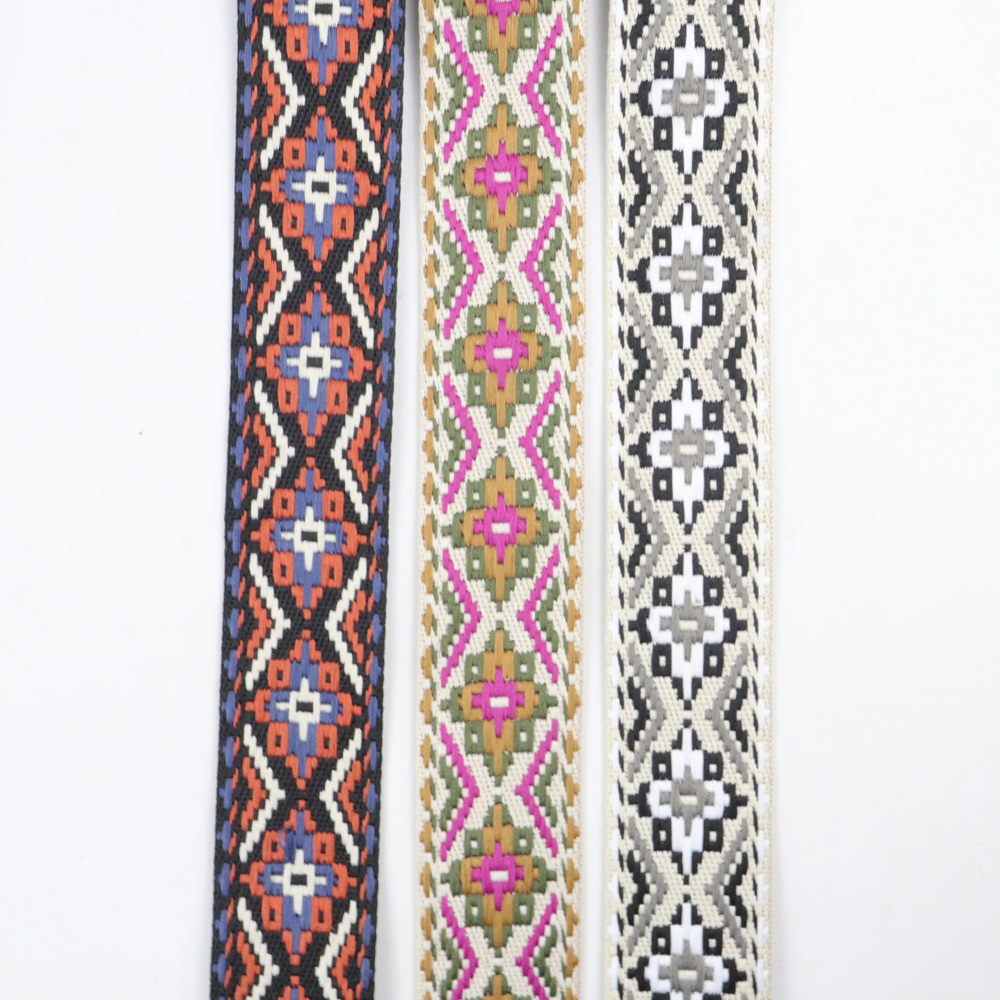 High quality jacquard ribbon customized design wholesale customization 100% polyester sustainable nylon polyester material