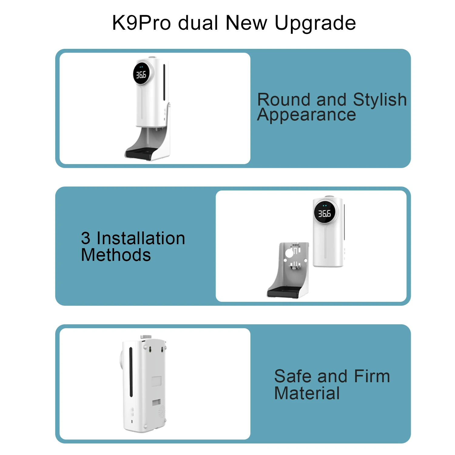 K9pro Plus k9 Pro Двойной термометр вьетнамский Khmer ручной спиртовой распылитель гель автоматический диспенсер для мыла