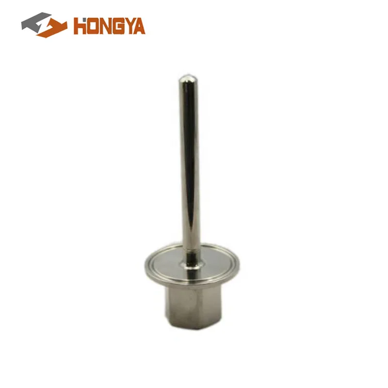 SS304 Sanitary Stainless Steel Tri Clover Compatible Tri Clamp Thermowell