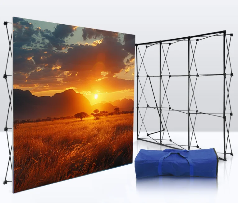 Factory Customized 3 x 3 Pop Up Display High Quality Promotional  Pop Up Cardboard Display
