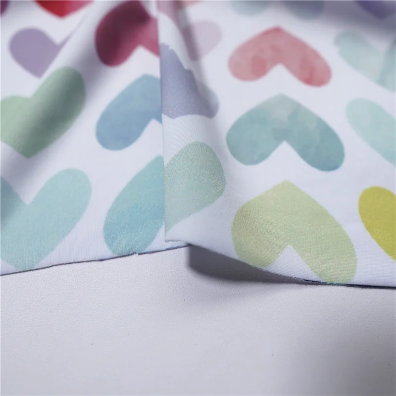 Woman tan through swimwear fabric Recycled Eco-friendly custom printed nylon stretch swim fabrics for swimming suit Bikini