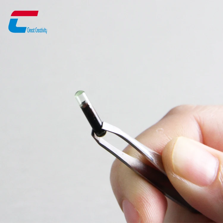 134.2KHZ FDX-B EM4305 Fish Chip Implant Microchips Syringe Glass Tag RFID Animal ID Pet Dog Microchip For Animals