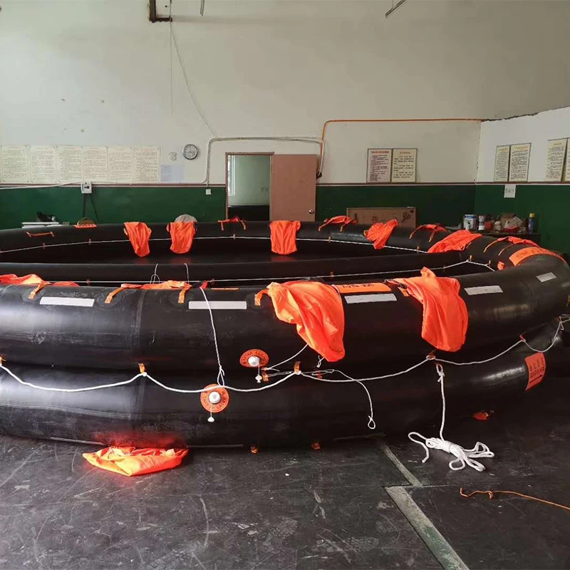Спасательный плот типа K стандартный открытый Реверсивный надувной спасательный