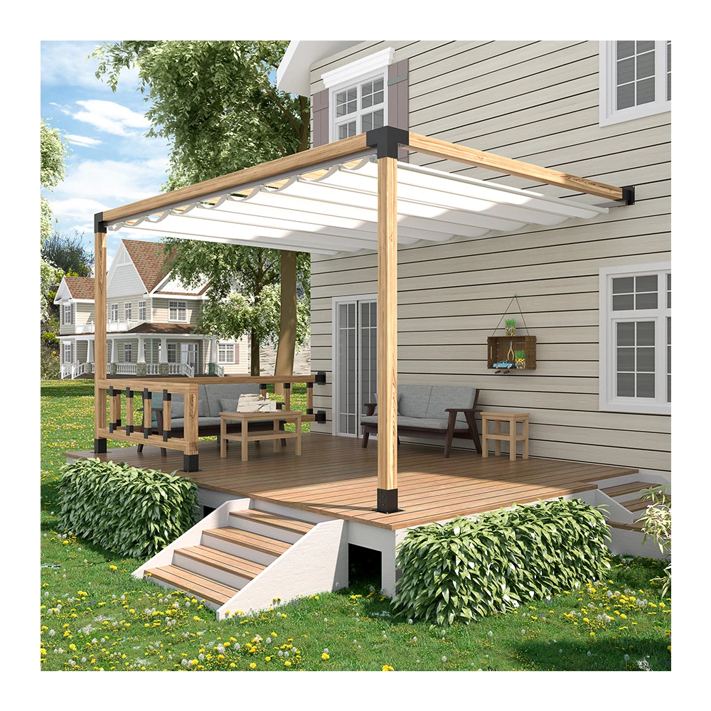 Modular Sizing Pergola Bracket 4x4 3-Way 90 Corner Carbon Structural Steel Pergola Kit Steel Brackets