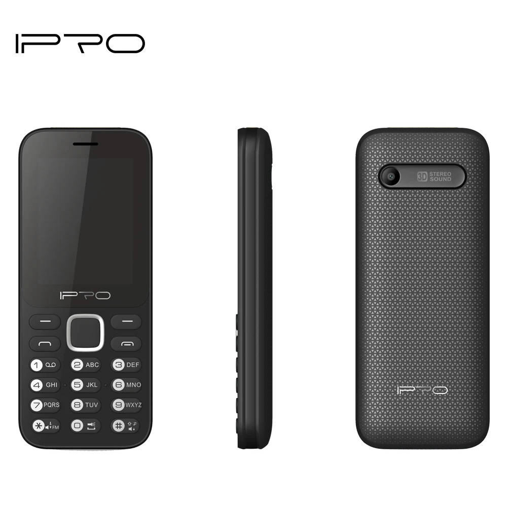 IPRO P1 мобильный телефон для пожилых людей с большой батареей 2G экран 2,4 дюйма две SIM-карты GSM