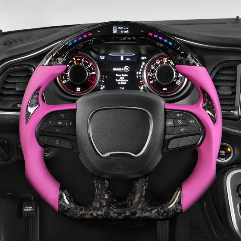 Кованый руль из углеродного волокна для Jeep Grand Cherokee Dodge Challenger высокое качество автомобиля