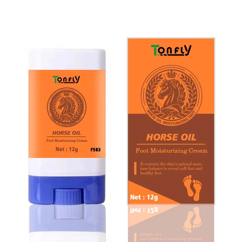 Tonfly Horse Oil Anti Crack Foot Cream Heel Cracked Repair Cream Smooth Removal Dead Skin Callus Anti-Drying Hand Feet Skin Care