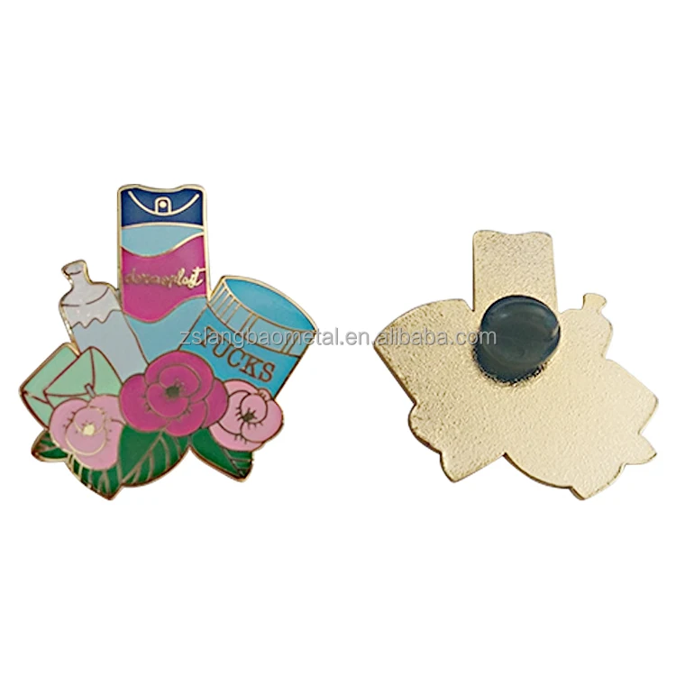 Metal Lapel Pin Name Label University College Badge Souvenir Pin Metal Badge Custom Enamel Pin