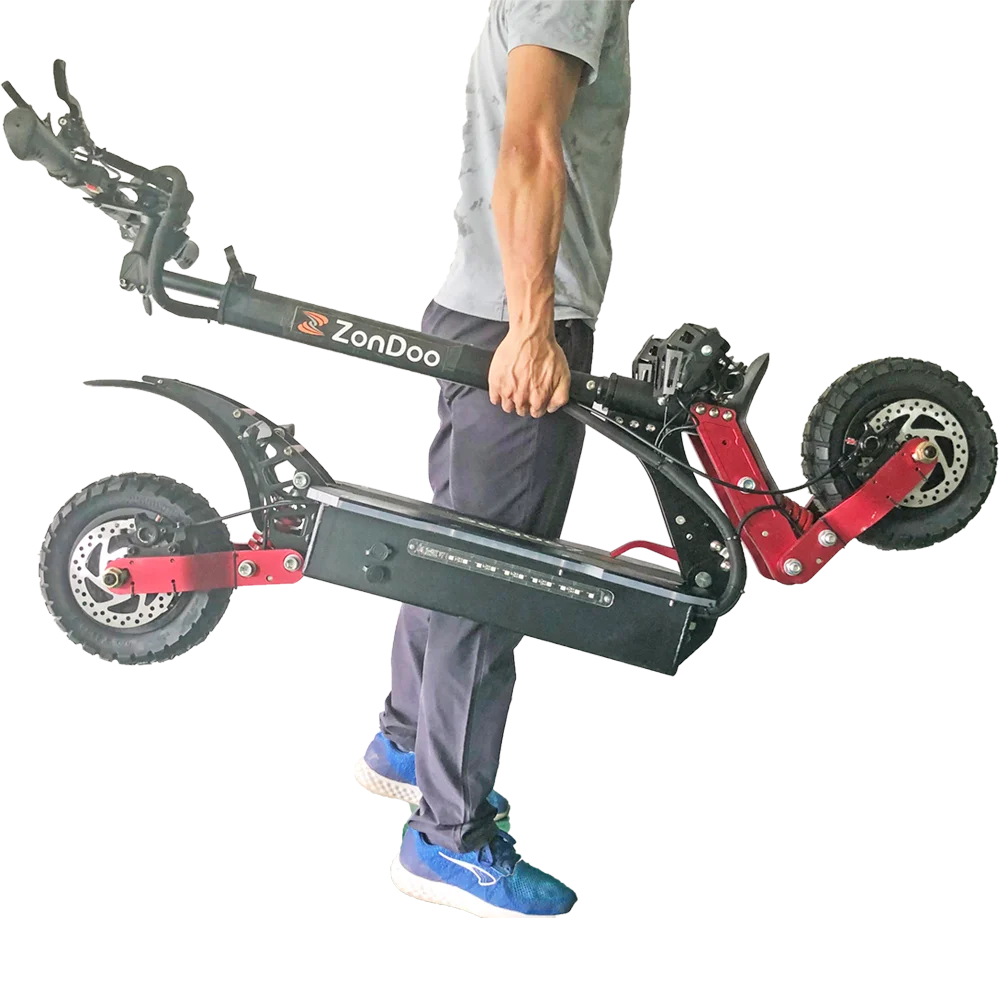 Off road electric scooter ZonDoo ZO01,2400W dual motor fast speed,EU warehouse dropshipping for adults