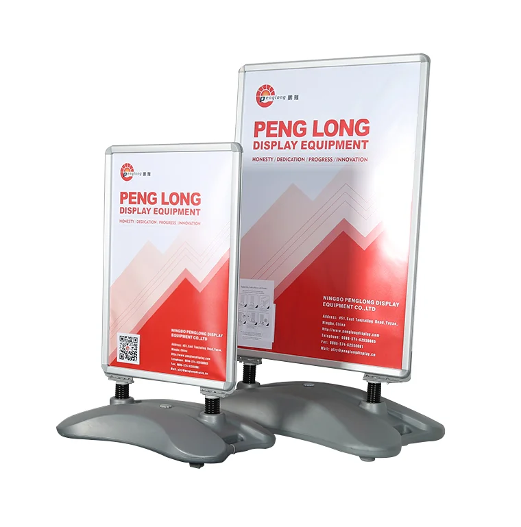Sidewalk sandwich board signs A0 Outdoor double sides Poster Stands waterbase display board