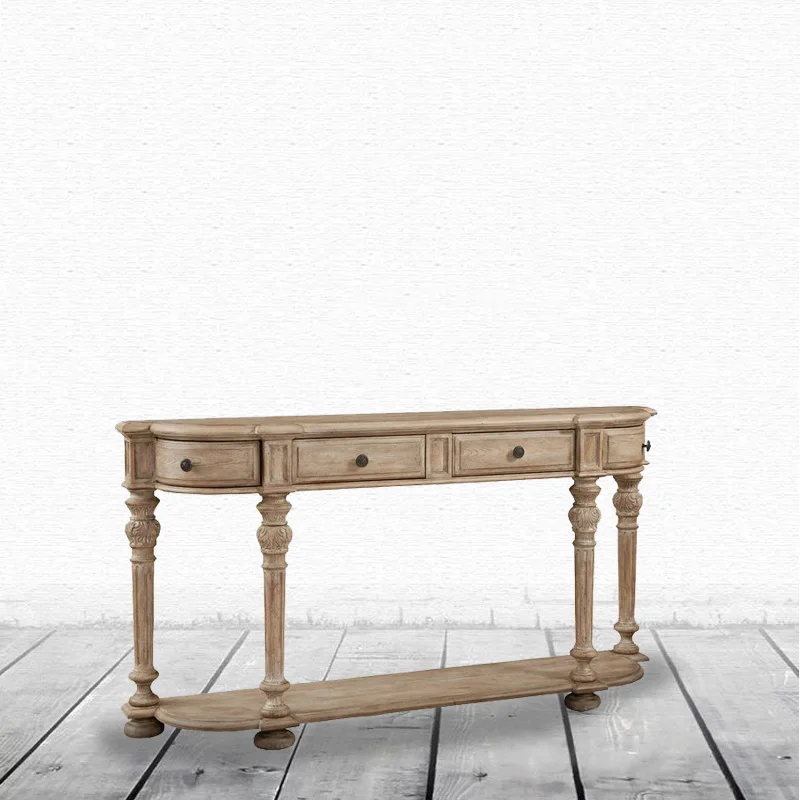 Custom furniture American foyer high-end clubhouse foyer porch table
