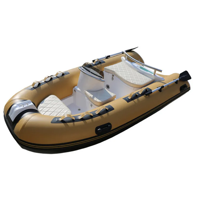 11 FT RIB330 inflatable rigid rib speed 3.3 m fiberglass hull yacht boat for leisure and fishing sports