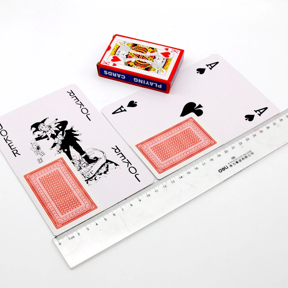 Hot sale Factory price cheap wholesale bigger playing cards custom high quality poker