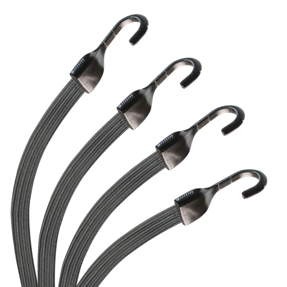 10mm Flat Bungee Cords for Jumping Rope Elastic Rope with Hook Flat Bungee Cord Elastic Bungee Cord