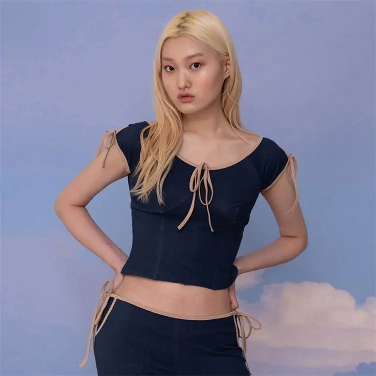 
Fashion Women Clothing Hollow Out Backless 2Pcs Set Woman Women Sets Two Piece 