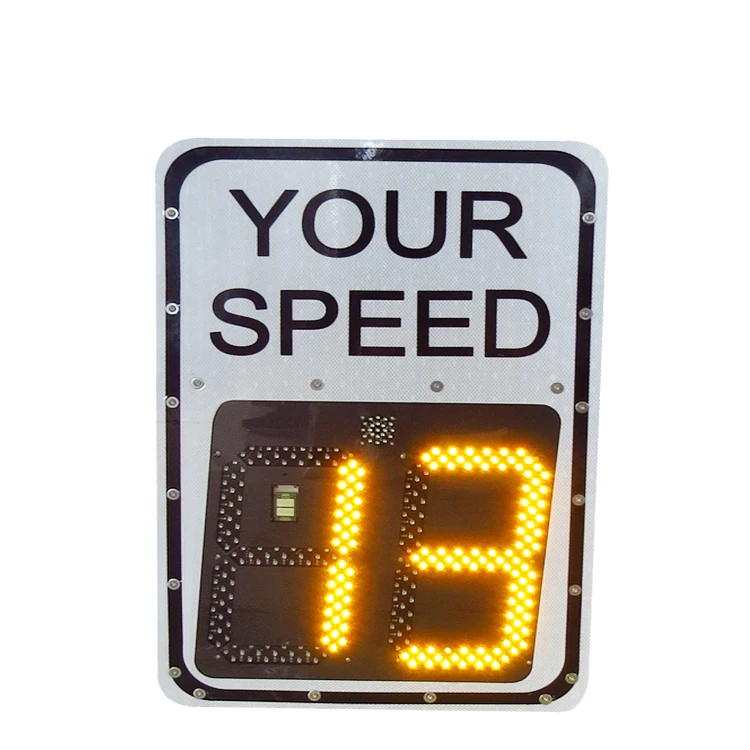 Traffic Board Signs  Led Trigger Ball Game Measurement Gun 2 Digits Speed Radar Sign Detector