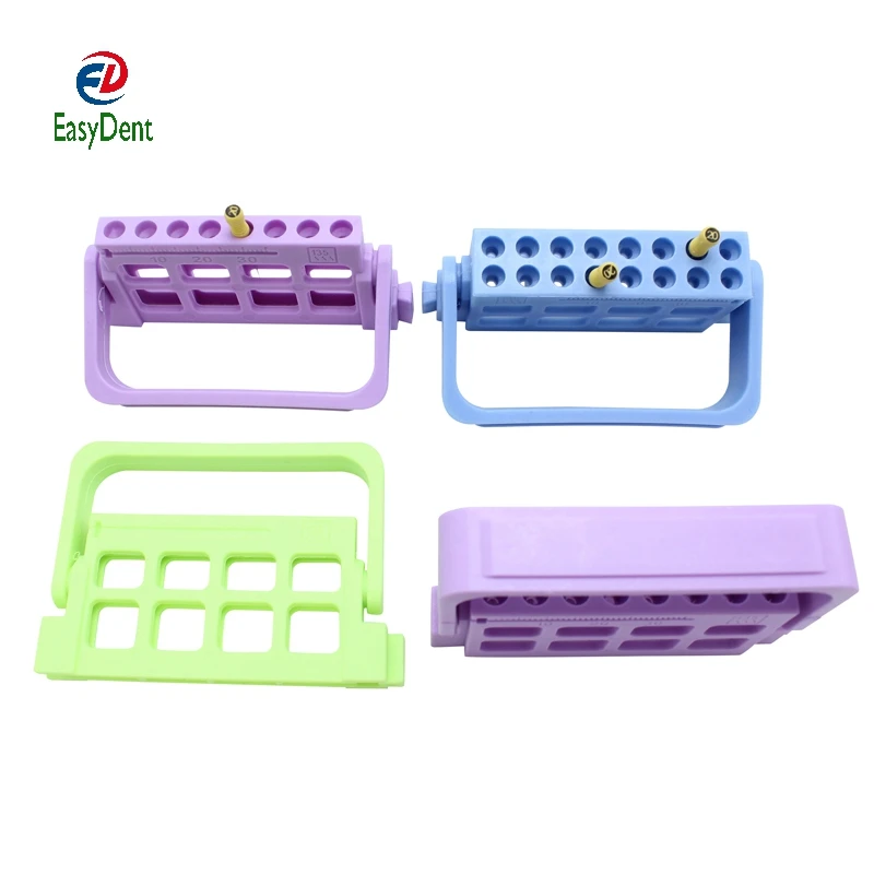 Dental Endo Ruler for Endodontic Root Canal Files Holder Endo Files Holder Instruments Endo Box for Diamond Bur