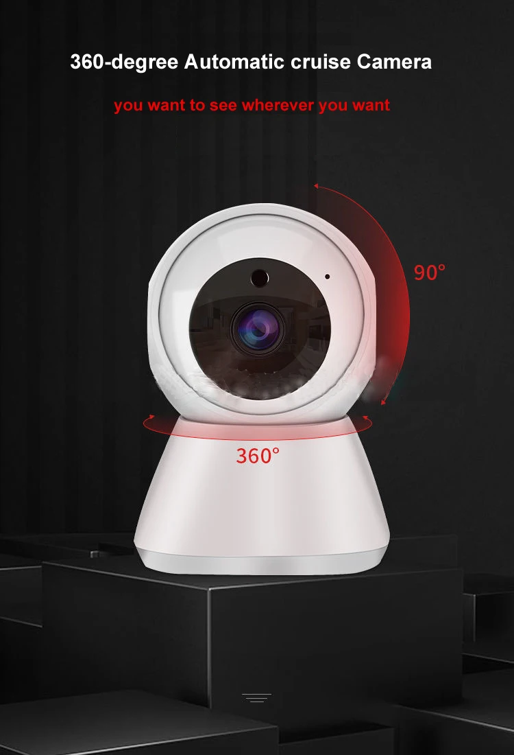 Monocular Shake Head Camera HD Night Vision Smart Wireless Phone Remote Control Network Home Surveillance Camera