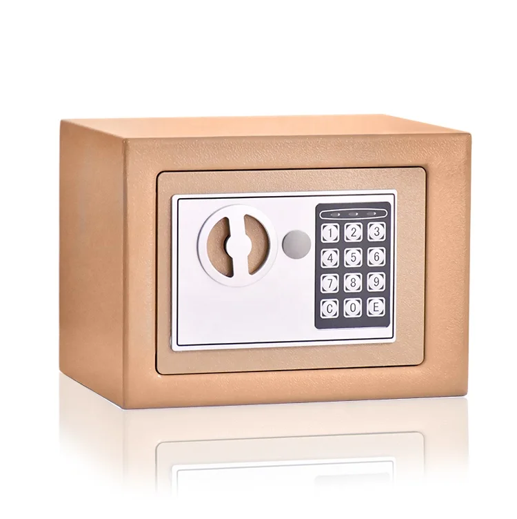 
New Model Kids Deposit Digital Time Hotel Steel Electronic Money HiddenJewelry Mini Wall Safe 