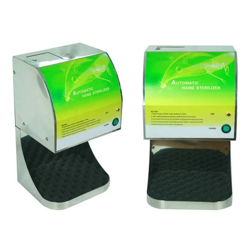 Alcohol Spray Stainless Steel 304 Infrared Sensor Automatic Hand Sterilizer 2000ml High Traffic Factories Sanitizer Dispenser