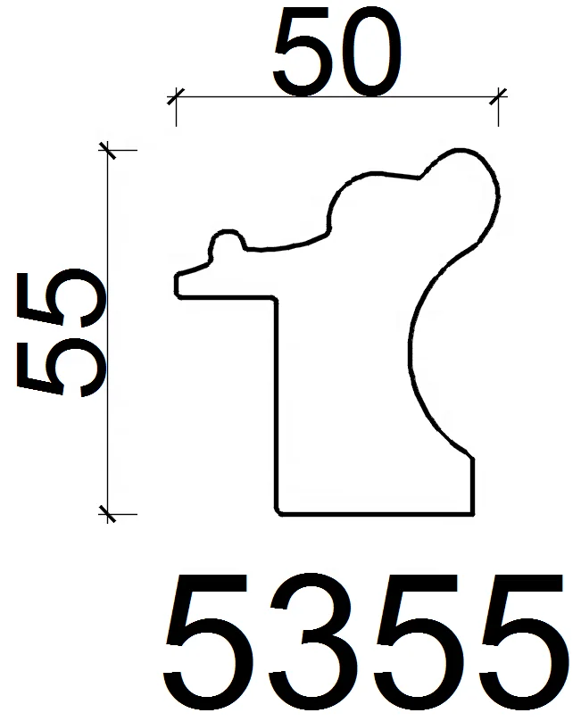 Oil painting antique  picture frame with PS frame moulding