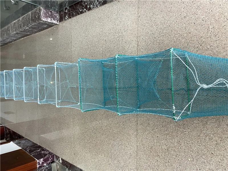 popular fishing trap with frame  25*40CM  * 25 sections foldable fish trap  fyke net