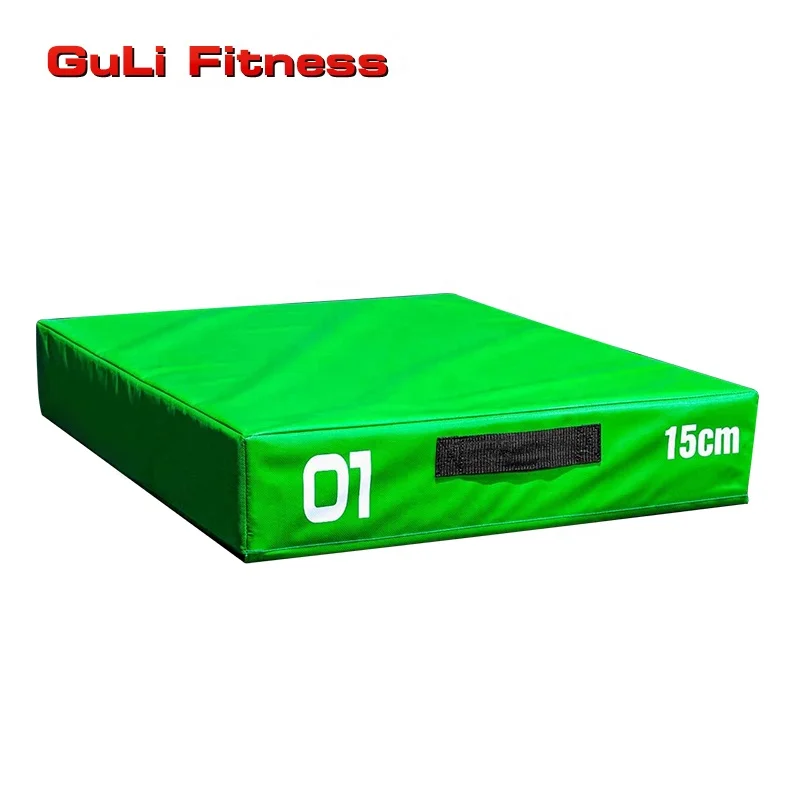 Guli Fitness Gym Equipment Cross Fitness Soft 4 Sit Up Training Box Environment Pearl Cotton Plyometric Boxes Jump Plyo Box Set