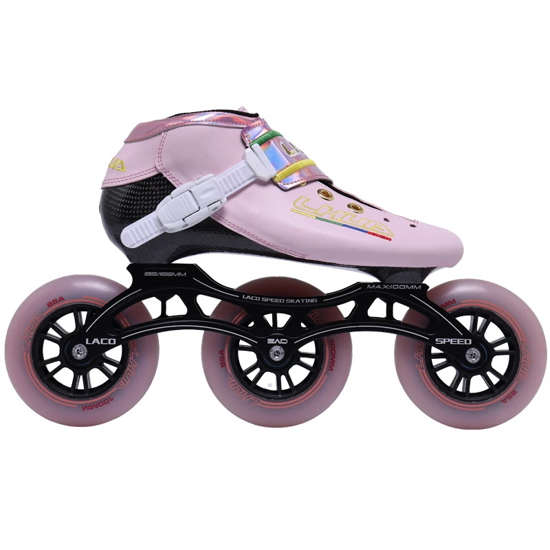 Low Cut Boot Speed Skates Inline Speed Skates 3 Wheels Professional Speed Skates Shoes