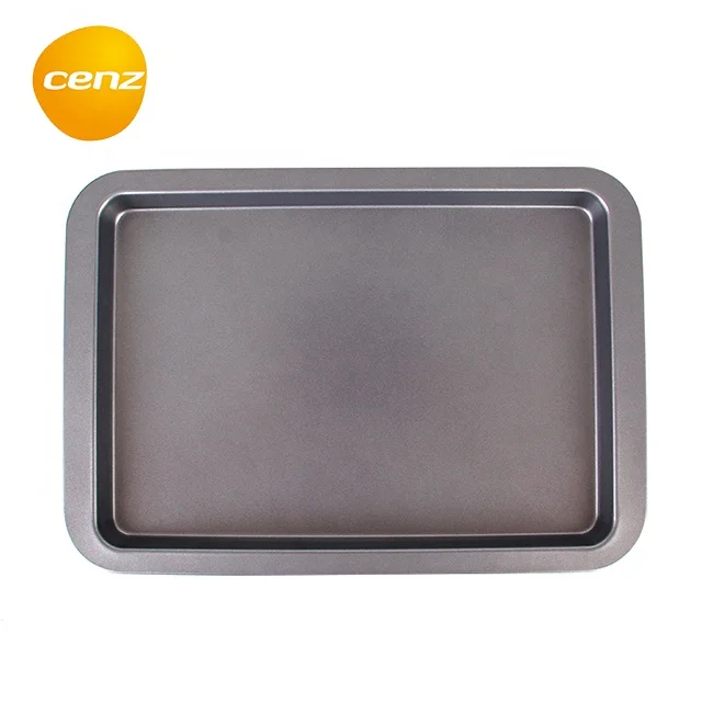 Nonstick Cookie Sheet Set Rectangle Carbon Steel Crispy Deep Baking Tray Rolling Cake Plate Biscuit Cake Pans Baguette Tray