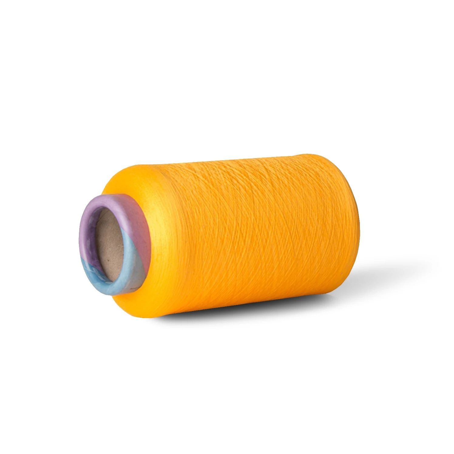 Высокоэластичная тонкая окрашенная переработанная полиэфирная пряжа, Регенерированная дти-пряжа для вязания